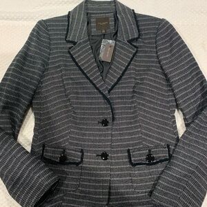 The Limited Collection Checkered Blazer Medium Size Black & White NWT.